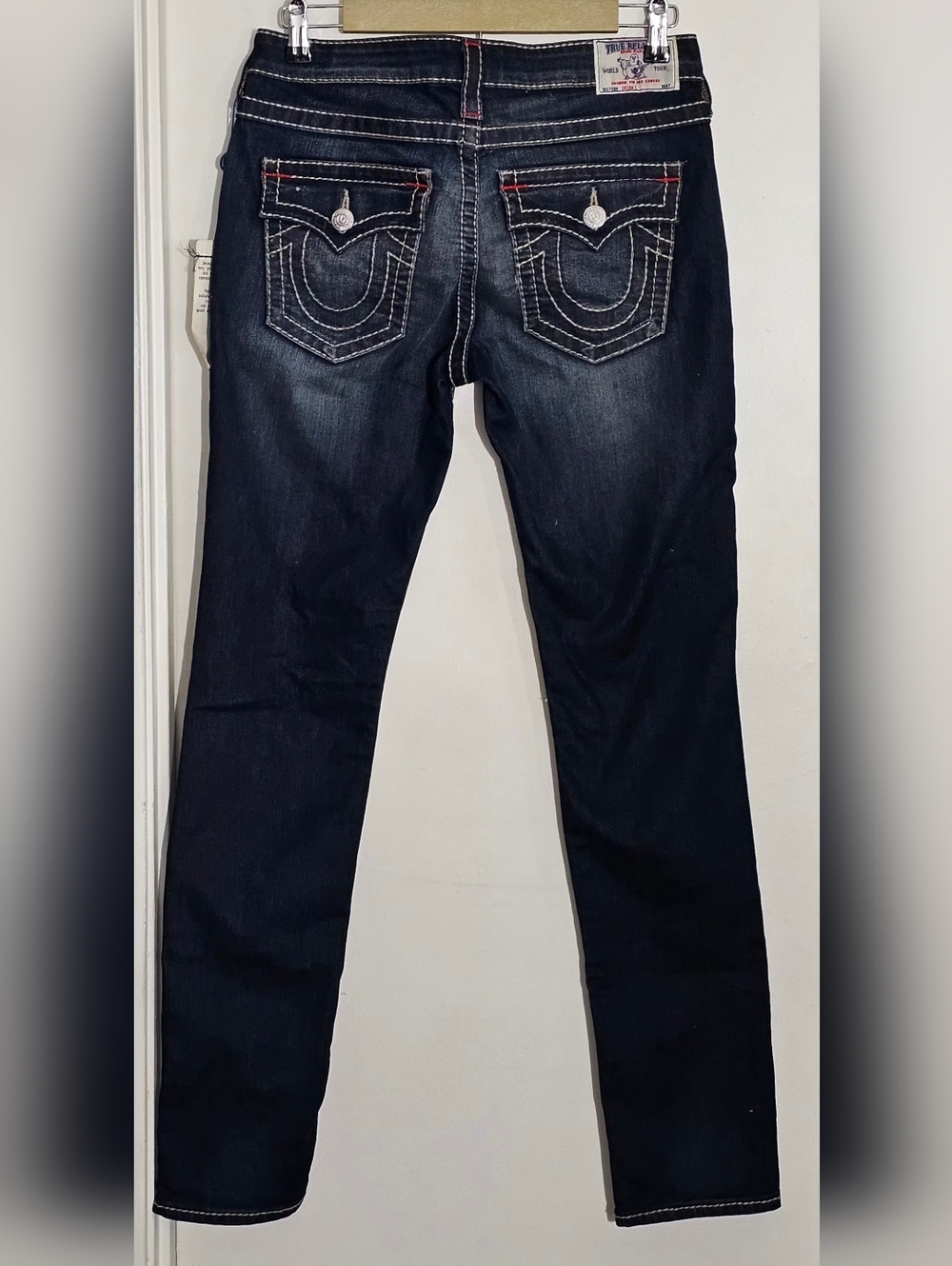 True Religion Skinny Big T Jeans Size 30 Dark Wash